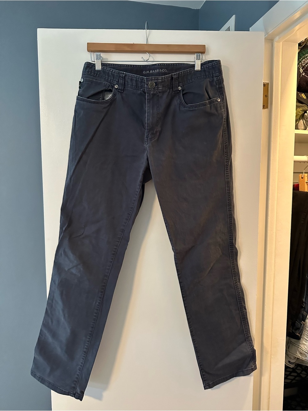 G.H. Bass & Co. Men's Navy Chinos